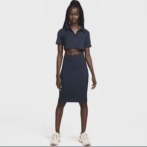 Nike x Jacquemus Dress in Dark Obsidian/Black XS